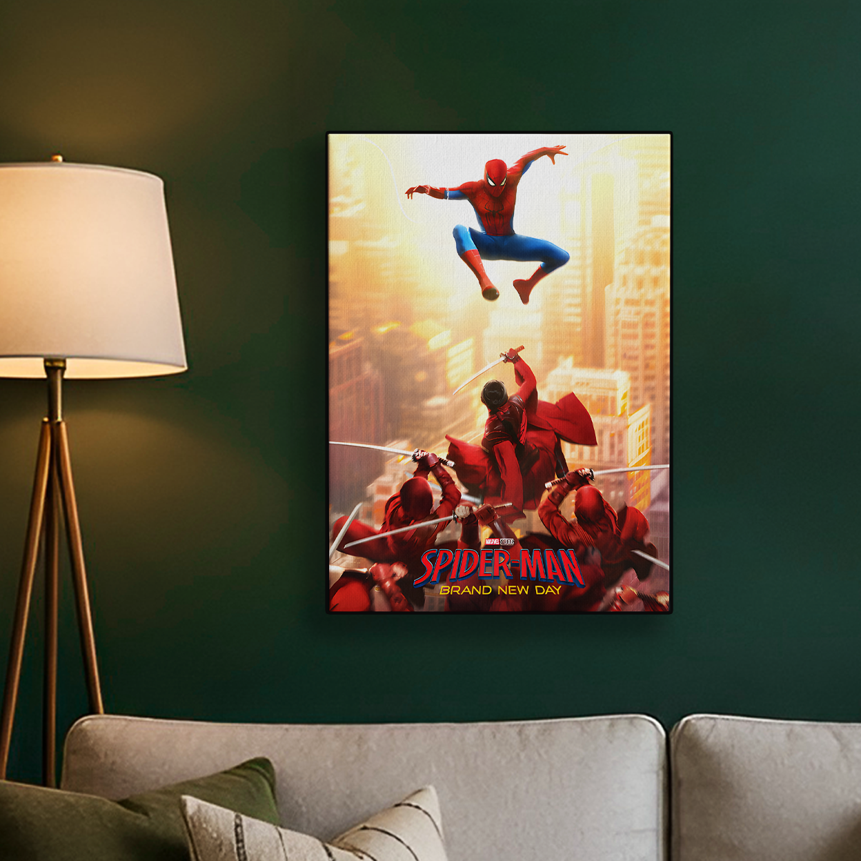 Spider-Man Avengers Style Poster BND