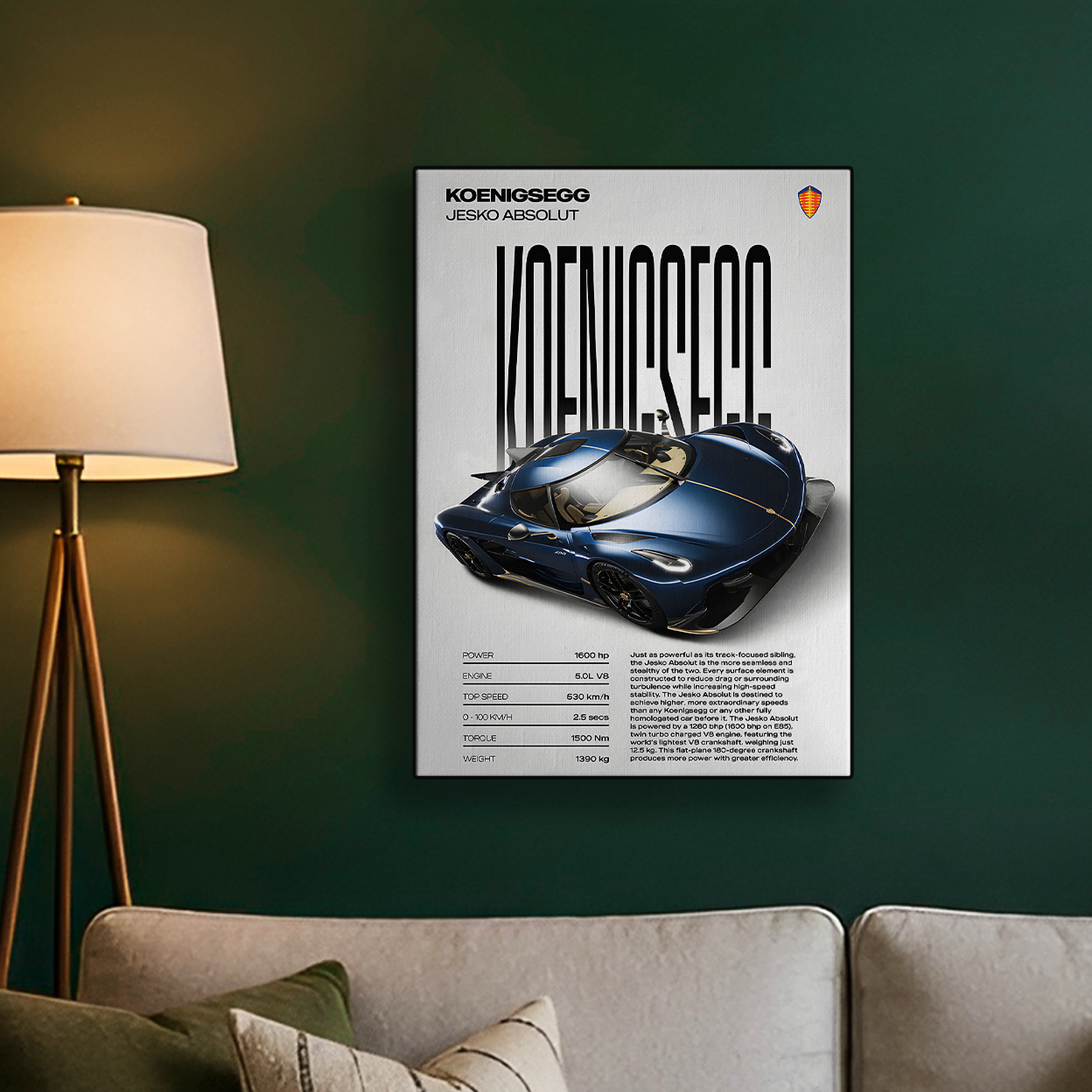 Koenigsegg Poster