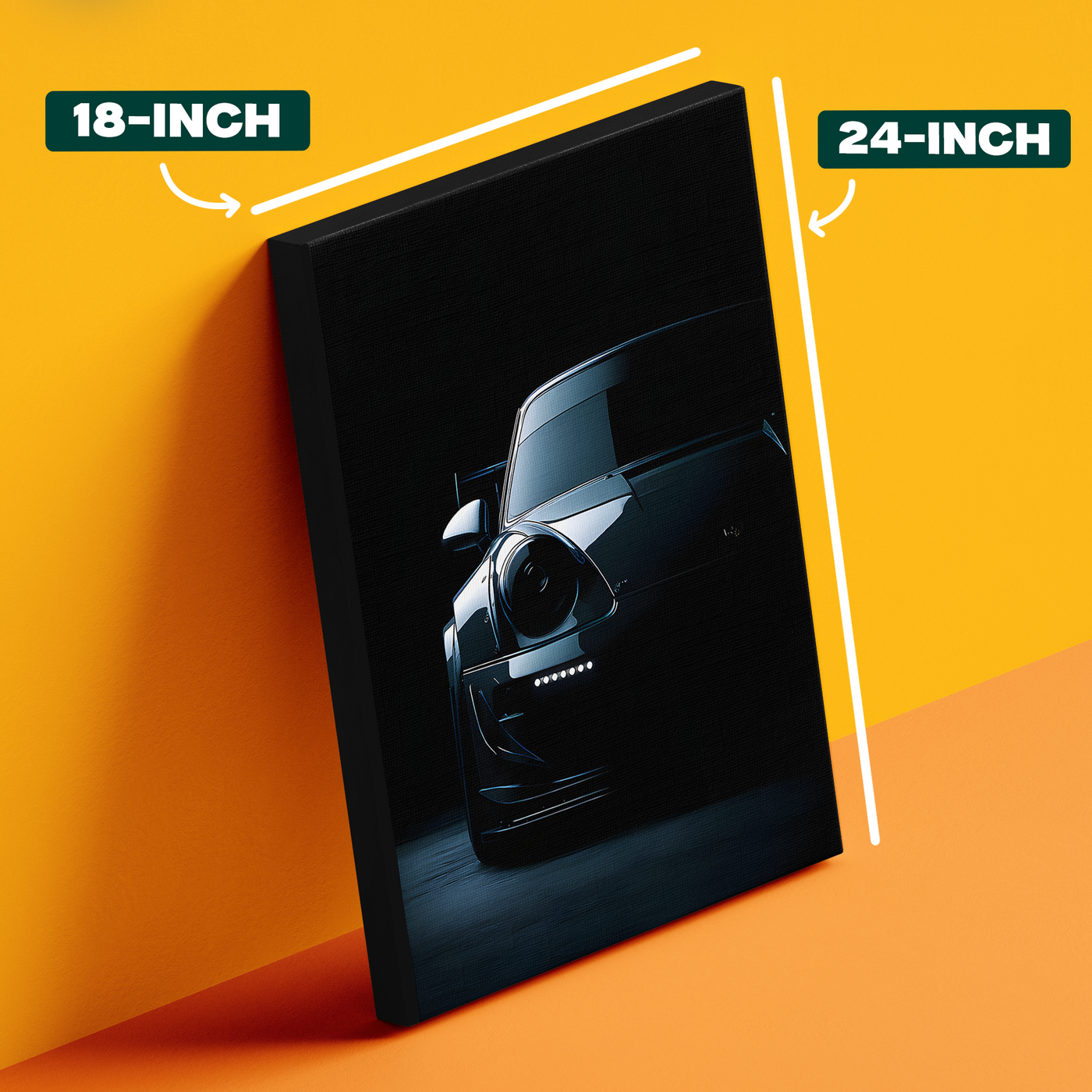 Black Car Night Poster