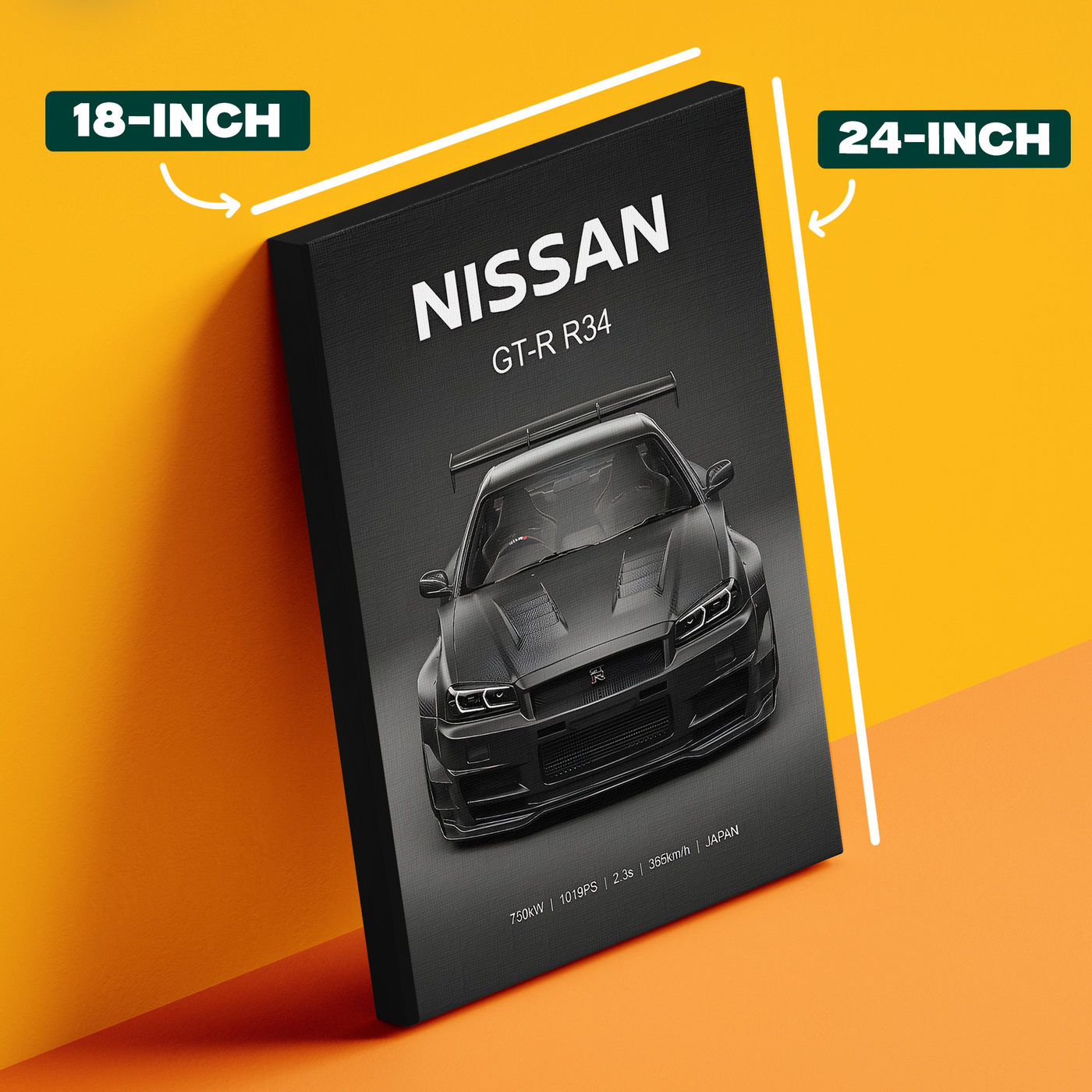 Nissan GTR R34 Poster