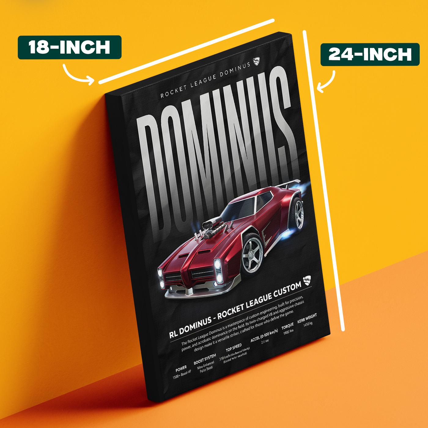 Dominus Rocket League Custom Poster