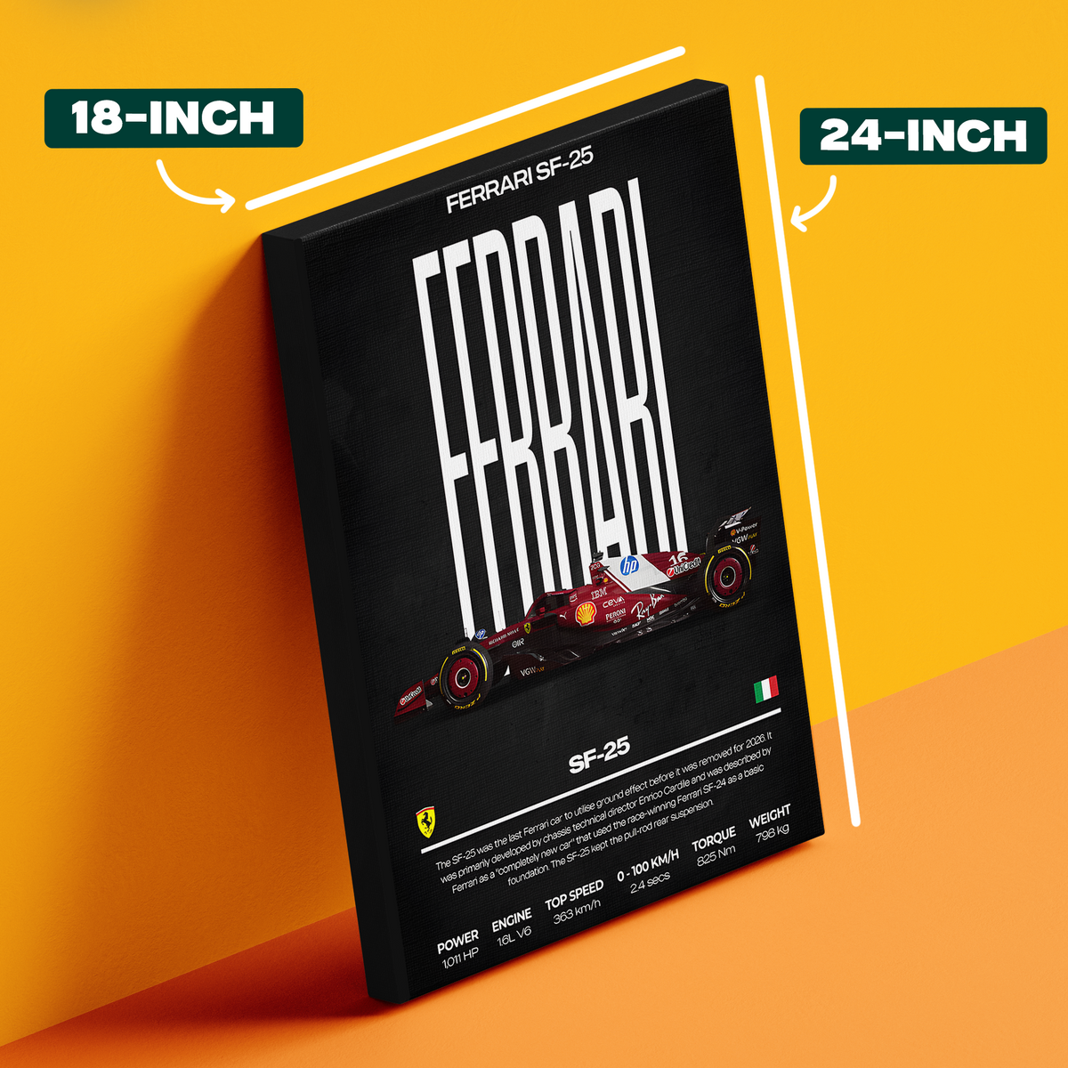 Ferrari SF-25 Poster