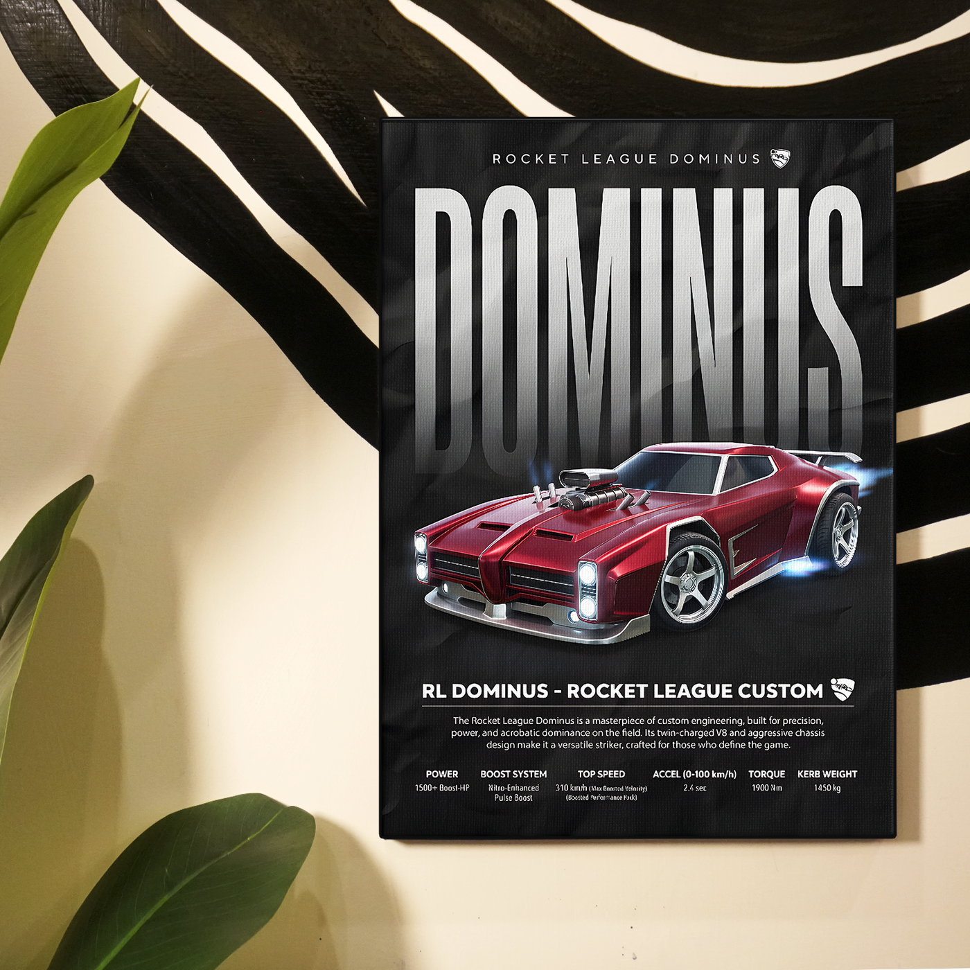 Dominus Rocket League Custom Poster