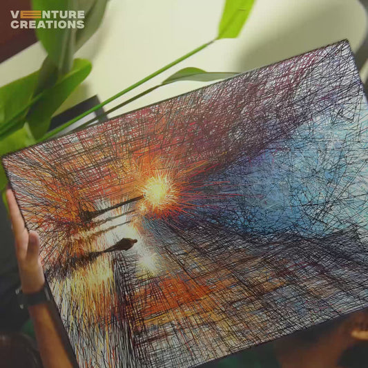 Night Forest Path Poster