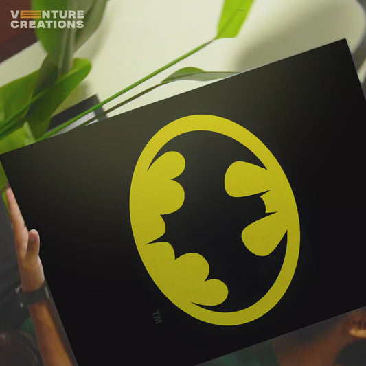 Batman Logo Yellow Poster