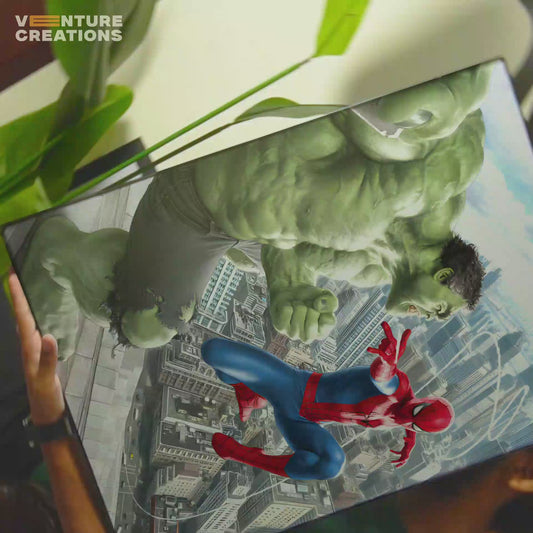 Spider-Man and Hulk Poster