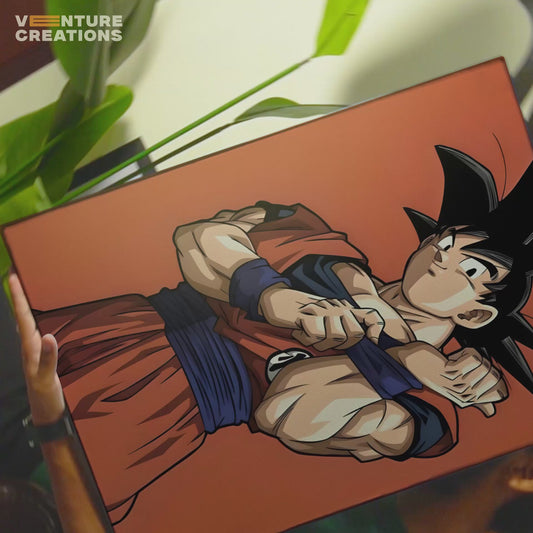 Orange Goku Portrait Poster