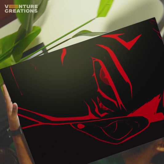 Red Abstract Jujutsu Kaisen Poster