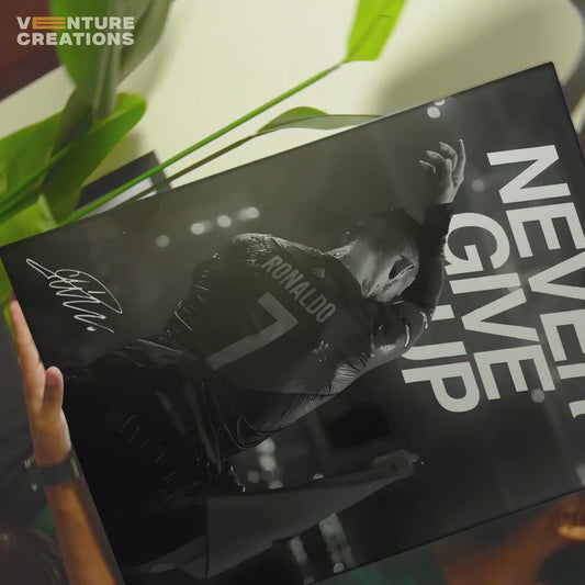 Never Give Up Ronaldo Poster