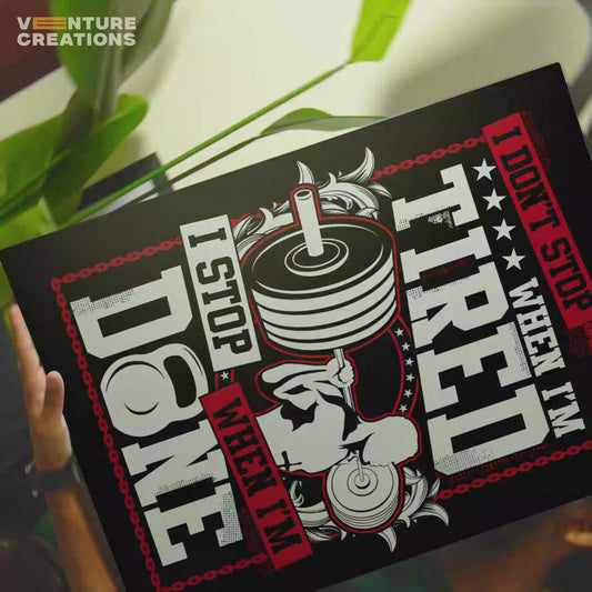 Stop When Im Done Poster