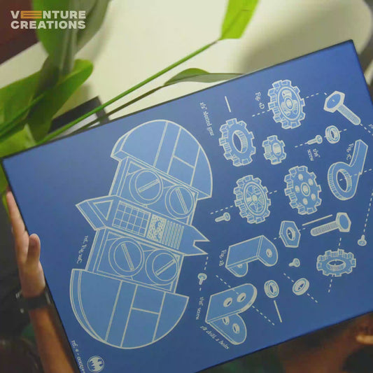 Batarang Blueprint Poster