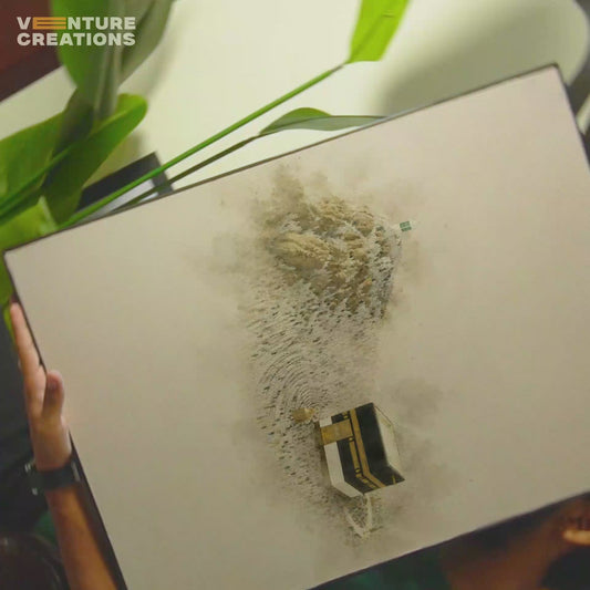 Kaaba Sand Abstract Poster