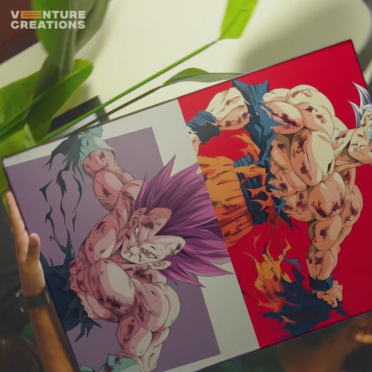 Goku Vegeta Muscle Poster