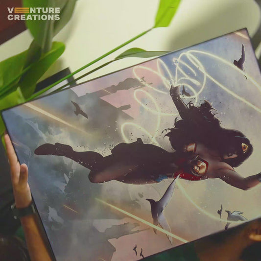 Dark Wonder Woman Comic Poster
