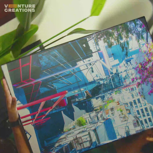 "Your Name" Stair Tokyo Skyline Poster