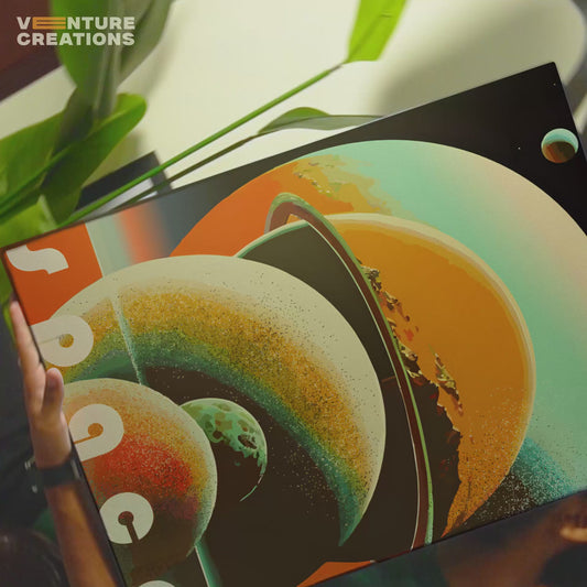 Space Text Poster