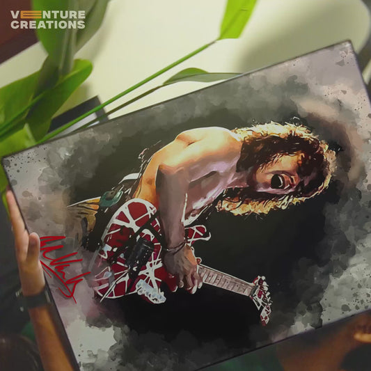 Eddie Van Halen Performance Poster