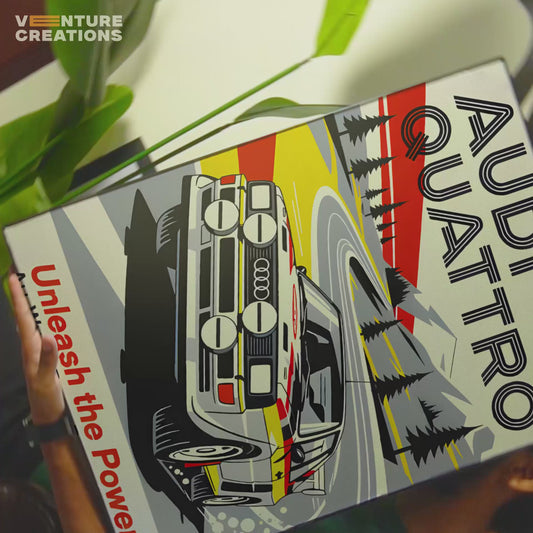 Audi Quattro Culture Poster