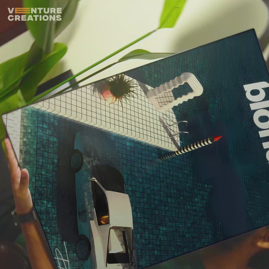 Blond Surfboard Poster