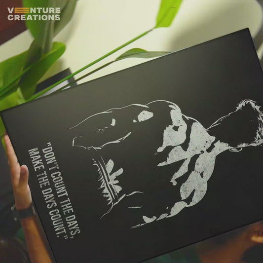 Bodybuilder Silhouette Poster