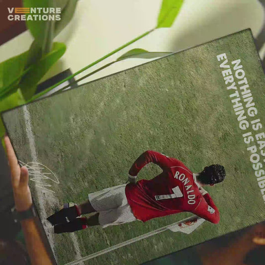 Nothing Is Easy Ronaldo Poster