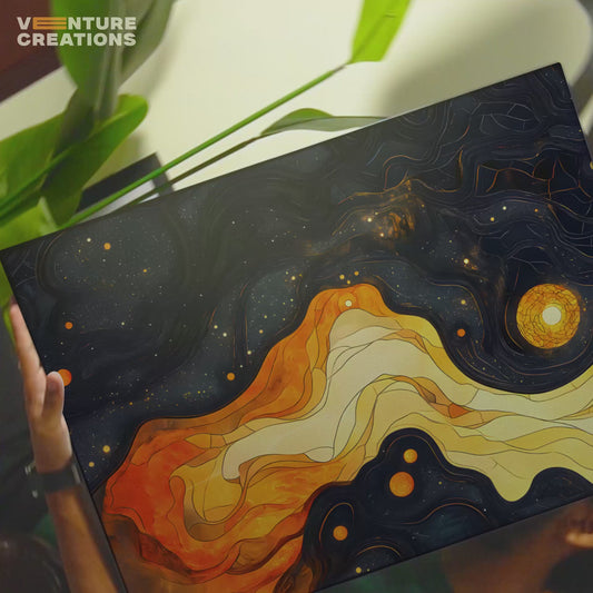 Abstract Galaxy Swirl Poster