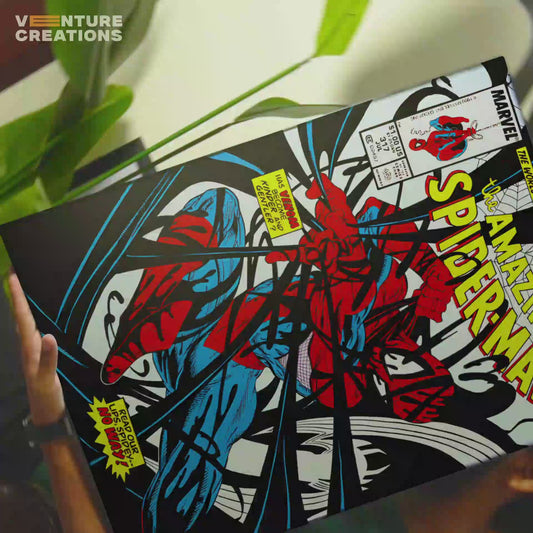 The amazing spider-man comic poster