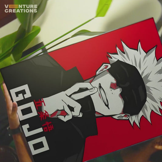 Gojo Smirk Poster