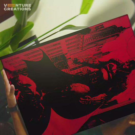 Batman Red Dark Poster
