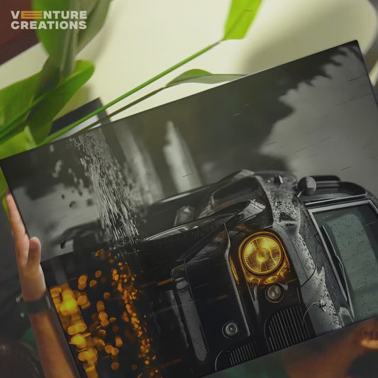 Dark Rain Car Poster