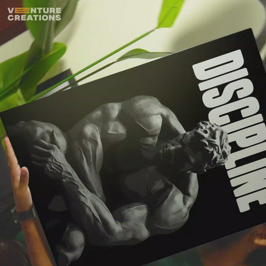 Discipline Yellow Poster