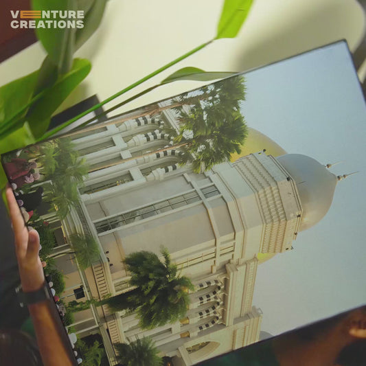 Colorful Mosque Building Poster