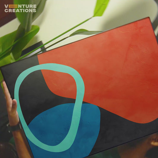Geometric Abstract Ring Poster