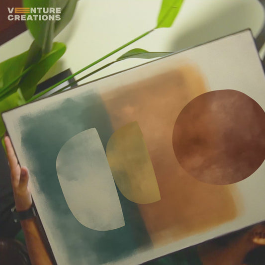 Abstract Balance Stones Poster