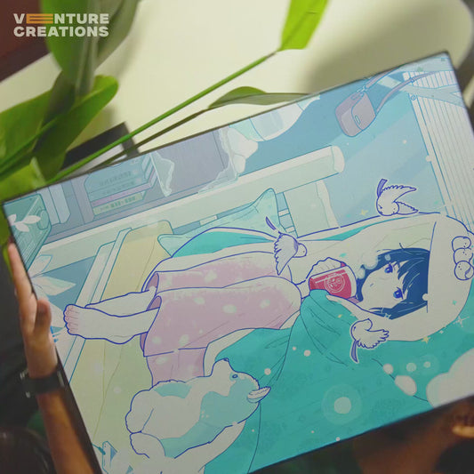 Blue Girl Poster