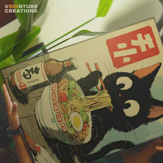 Ramen Cat Poster