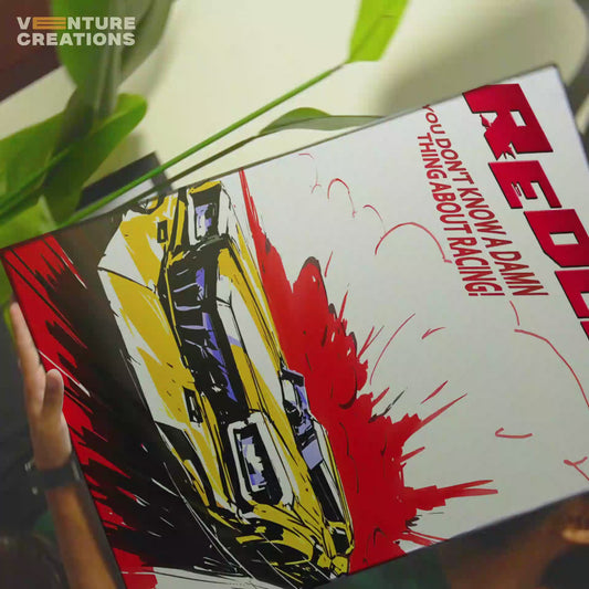 Redline Car Poster