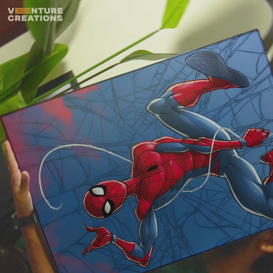 Spider-Man Colorful Comic Poster