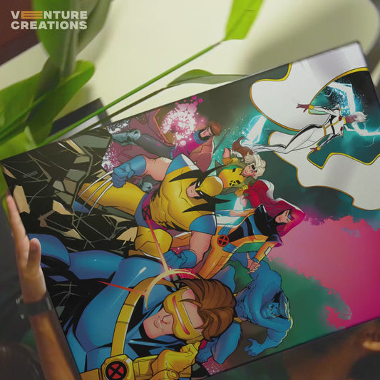 Colorful X-Men Style Hero Group Poster