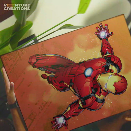 Iron Man Colorful Comic Poster