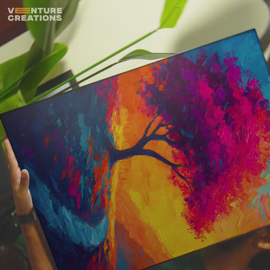 Colorful Tree Poster
