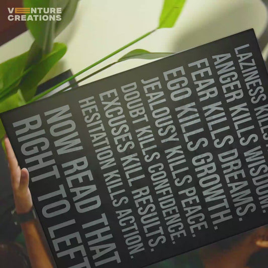 Laziness Kills Ambition Poster