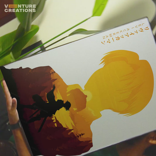 Levi Ackerman Silhouette Poster