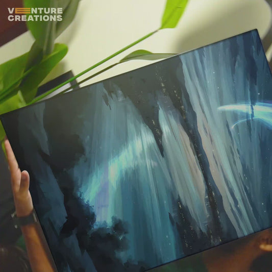 Night Sky Aurora Poster