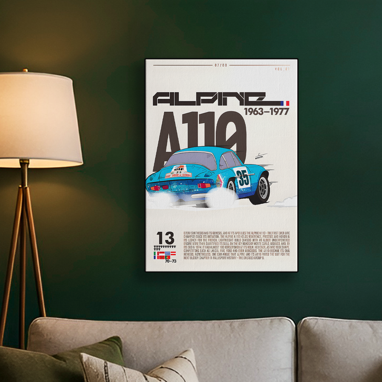 Alpine A110 Poster