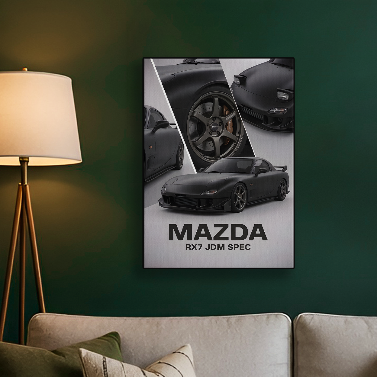 Mazda RX7 JDM Spec Poster