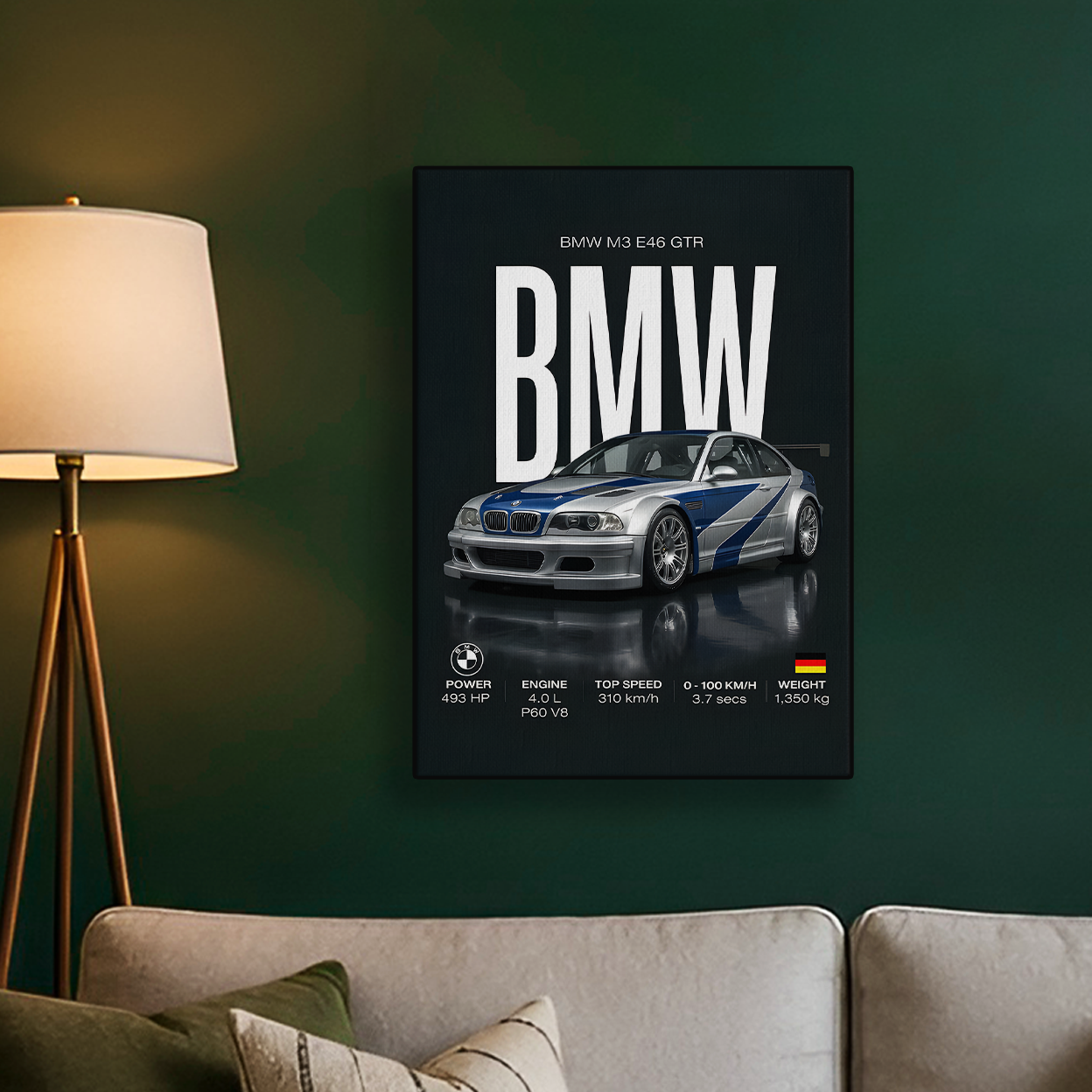 BMW M3 E46 Poster